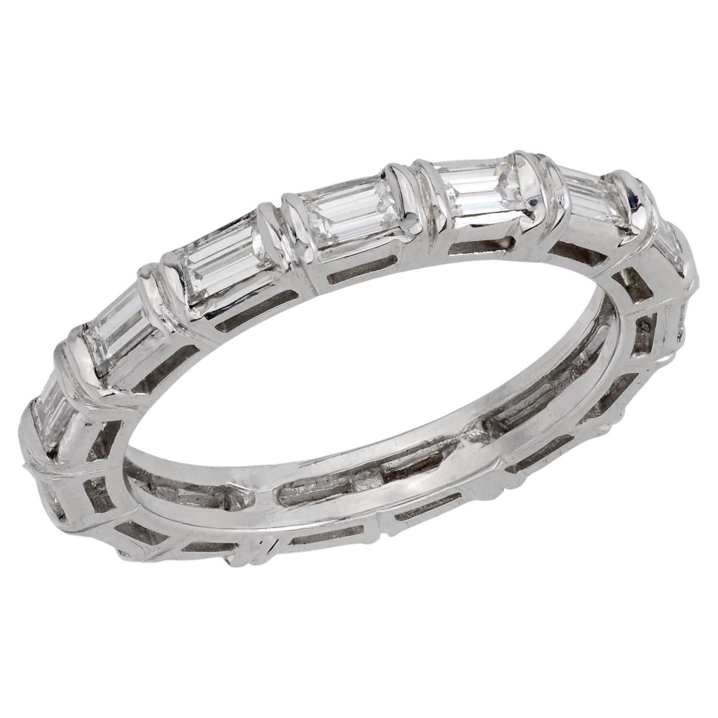 Estate 18k Diamond Eternity Band For Sale