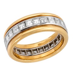 Estate 18k Diamond Eternity Band