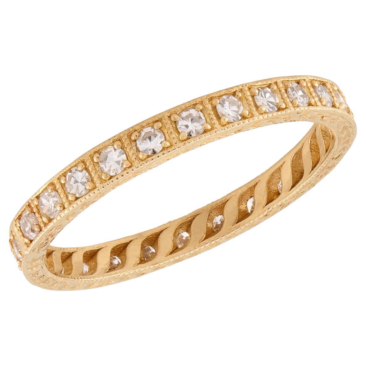Bracelet éternel en diamant 18k Estate