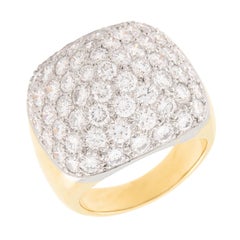 Bague pyramide de diamants 18 carats