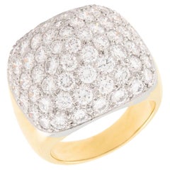 Bague pyramide de diamants 18 carats