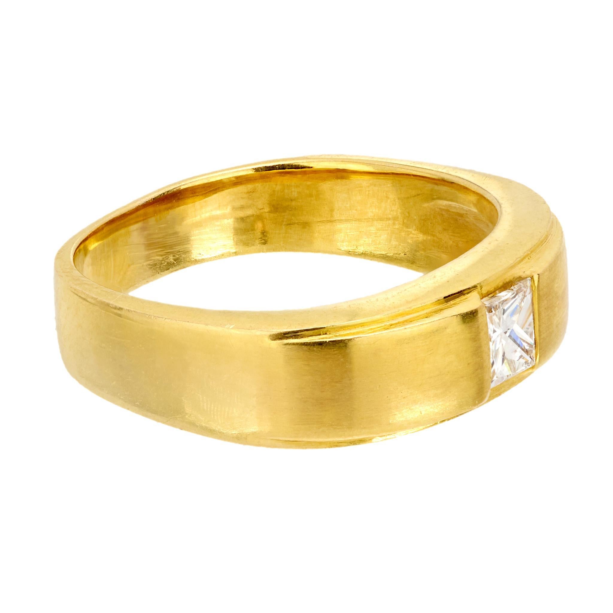 Nachlass 18k Diamantring .23ct (Französischer Schliff) im Angebot
