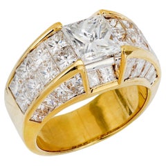 Anello con diamanti 18k Estate