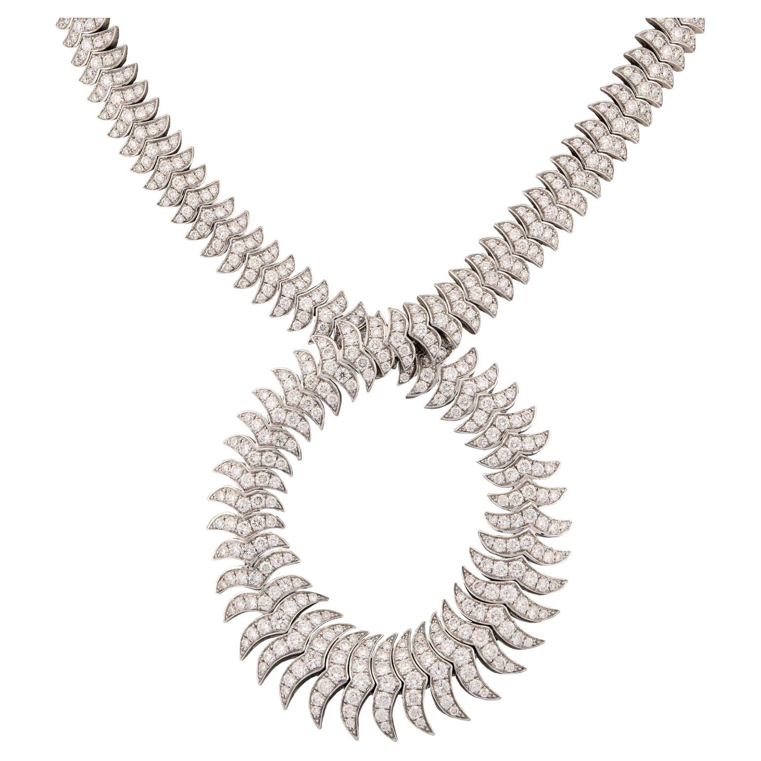 Collar Estate Twist de Diamantes 18k en venta