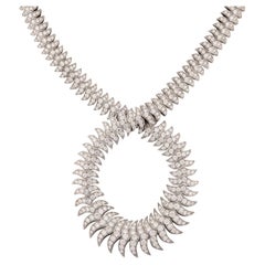 Collana con diamanti Estate 18k