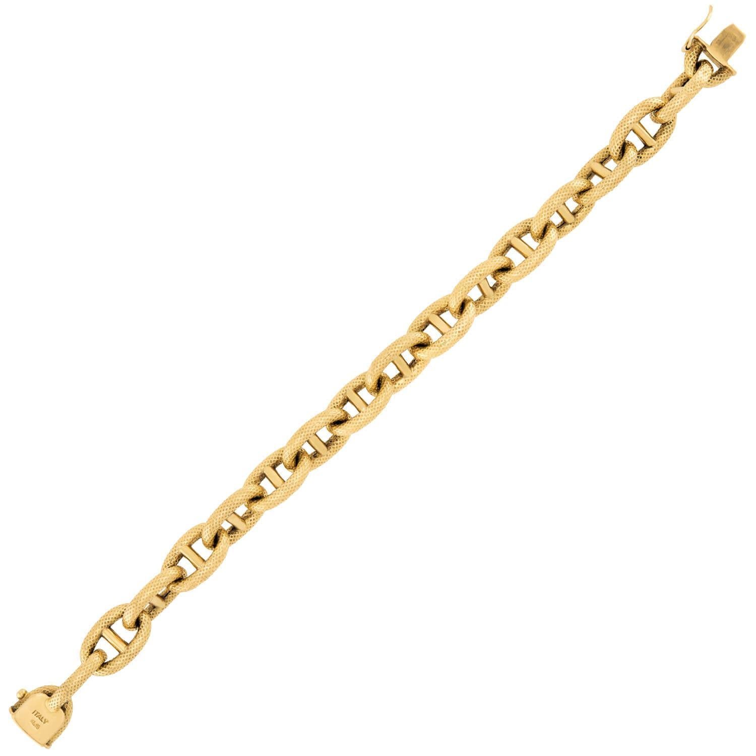 Pulsera Estate 18k Gucci Link en Bueno estado para la venta en Narberth, PA