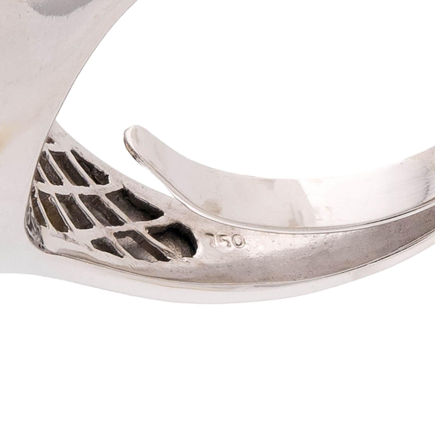 Donna Anello di proprietà con Citrino e Diamante 18k Maidera in vendita