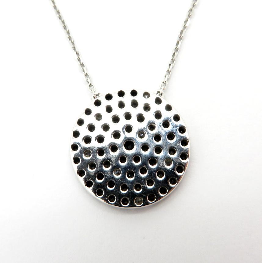 black pave necklace
