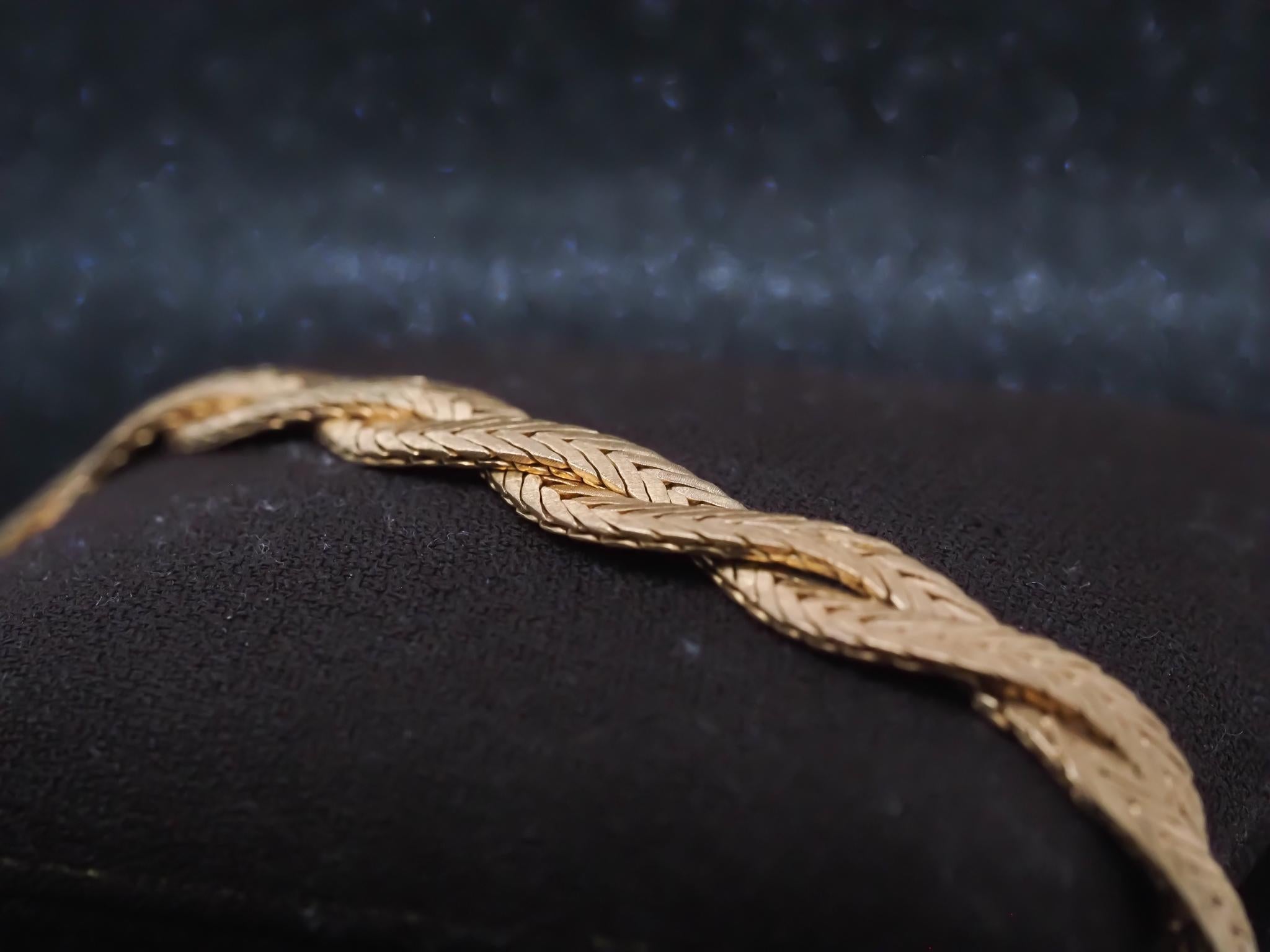 Bracelet BUCCELLATI en or jaune 18K - VHK#244b en vente 6