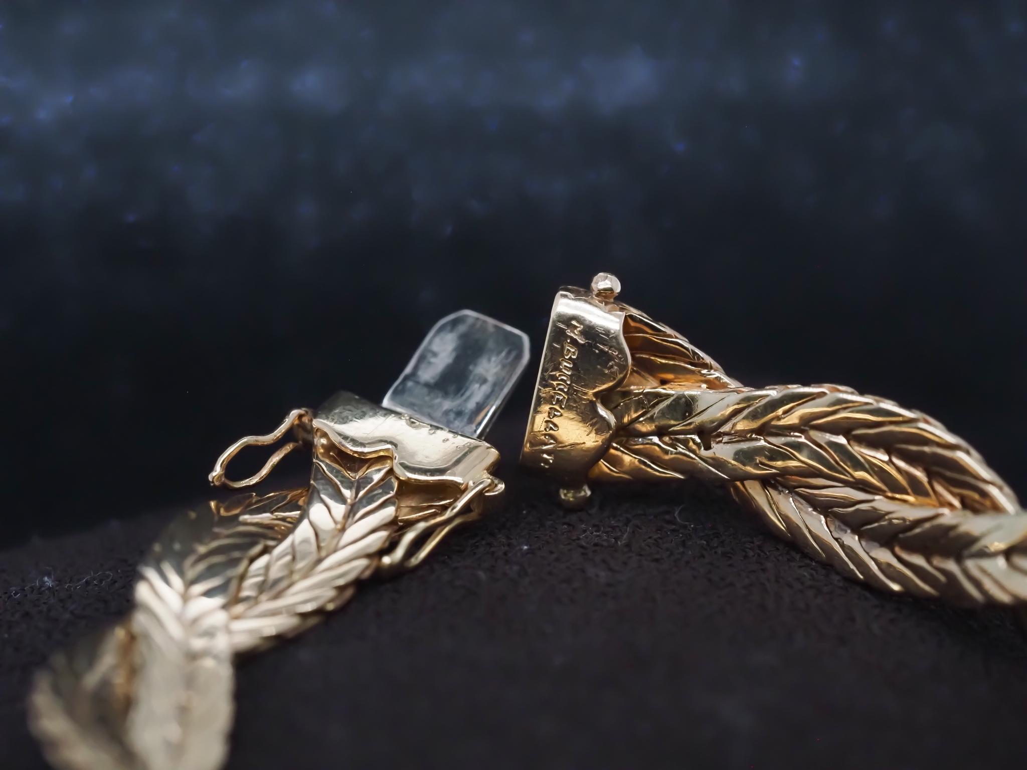 Bracelet BUCCELLATI en or jaune 18K - VHK#244b en vente 7