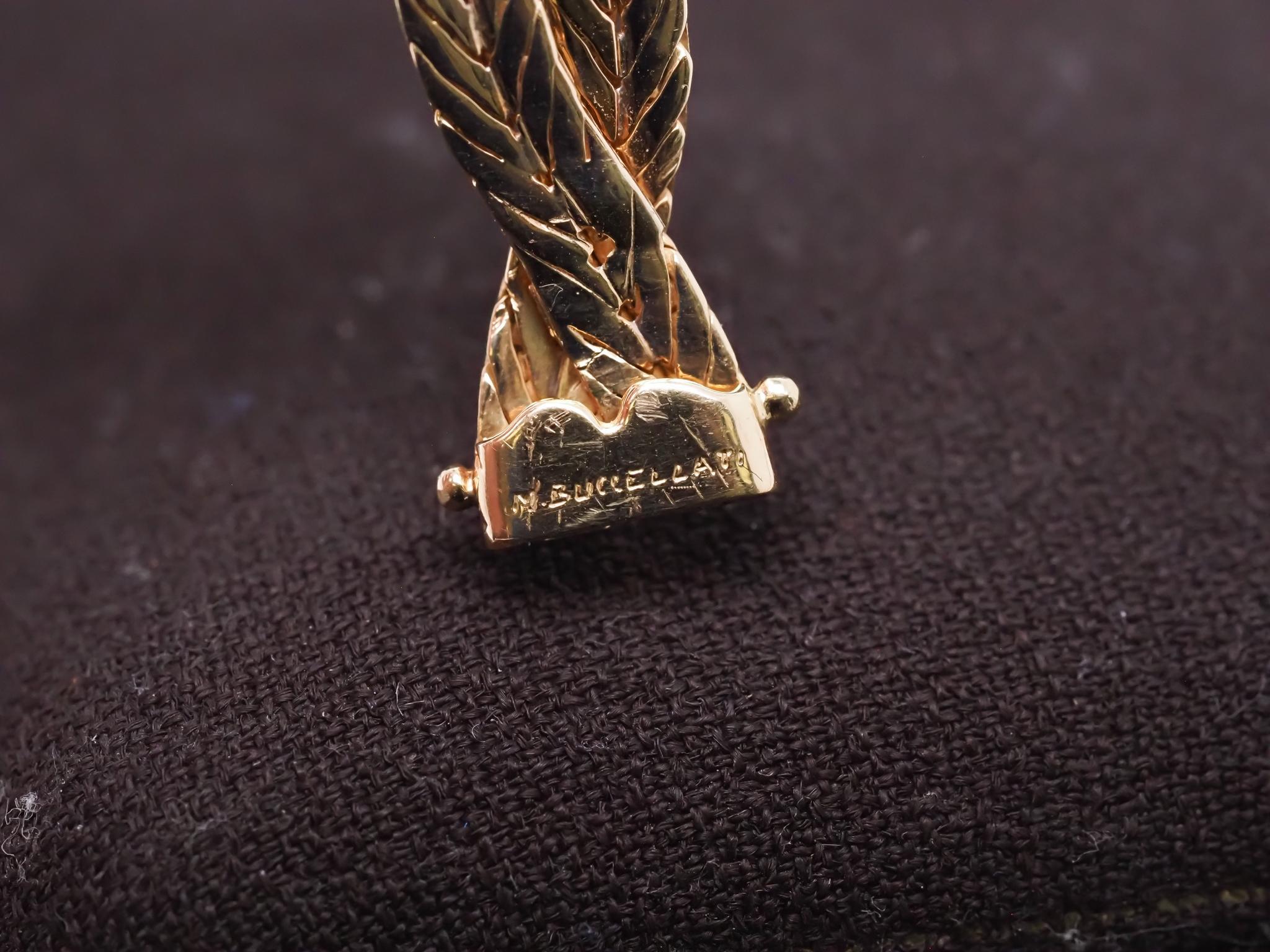 Bracelet BUCCELLATI en or jaune 18K - VHK#244b en vente 8