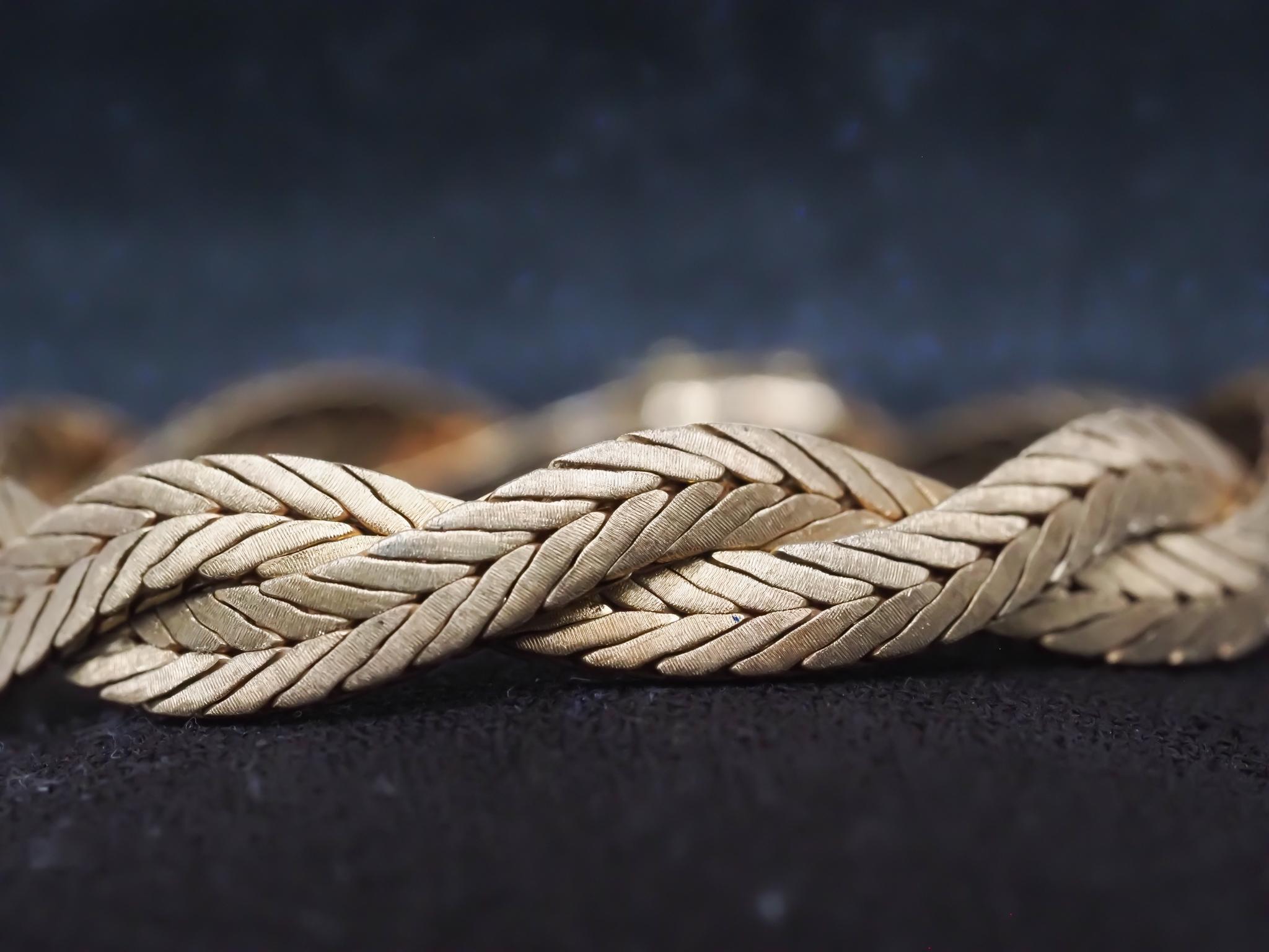 Bracelet BUCCELLATI en or jaune 18K - VHK#244b Bon état - En vente à Hicksville, NY