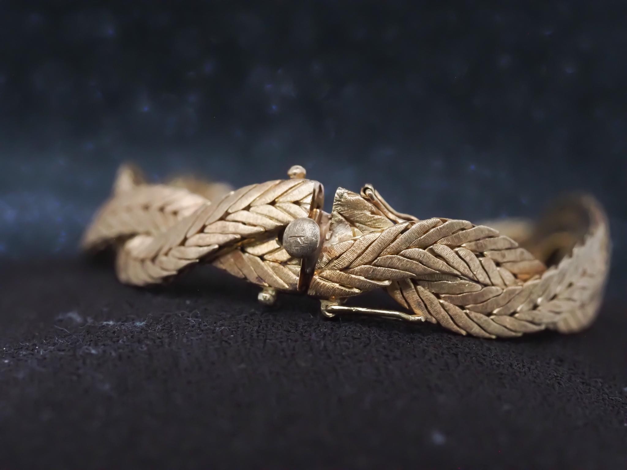 Bracelet BUCCELLATI en or jaune 18K - VHK#244b en vente 2