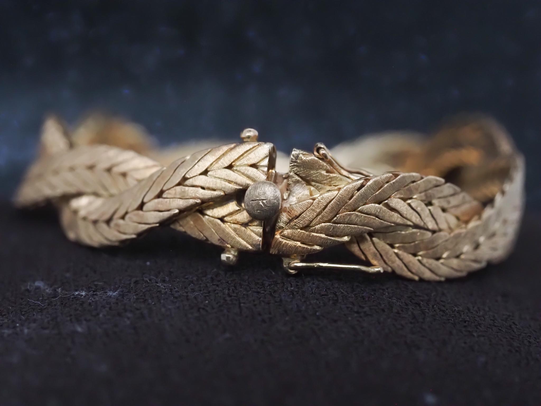 Bracelet BUCCELLATI en or jaune 18K - VHK#244b en vente 3