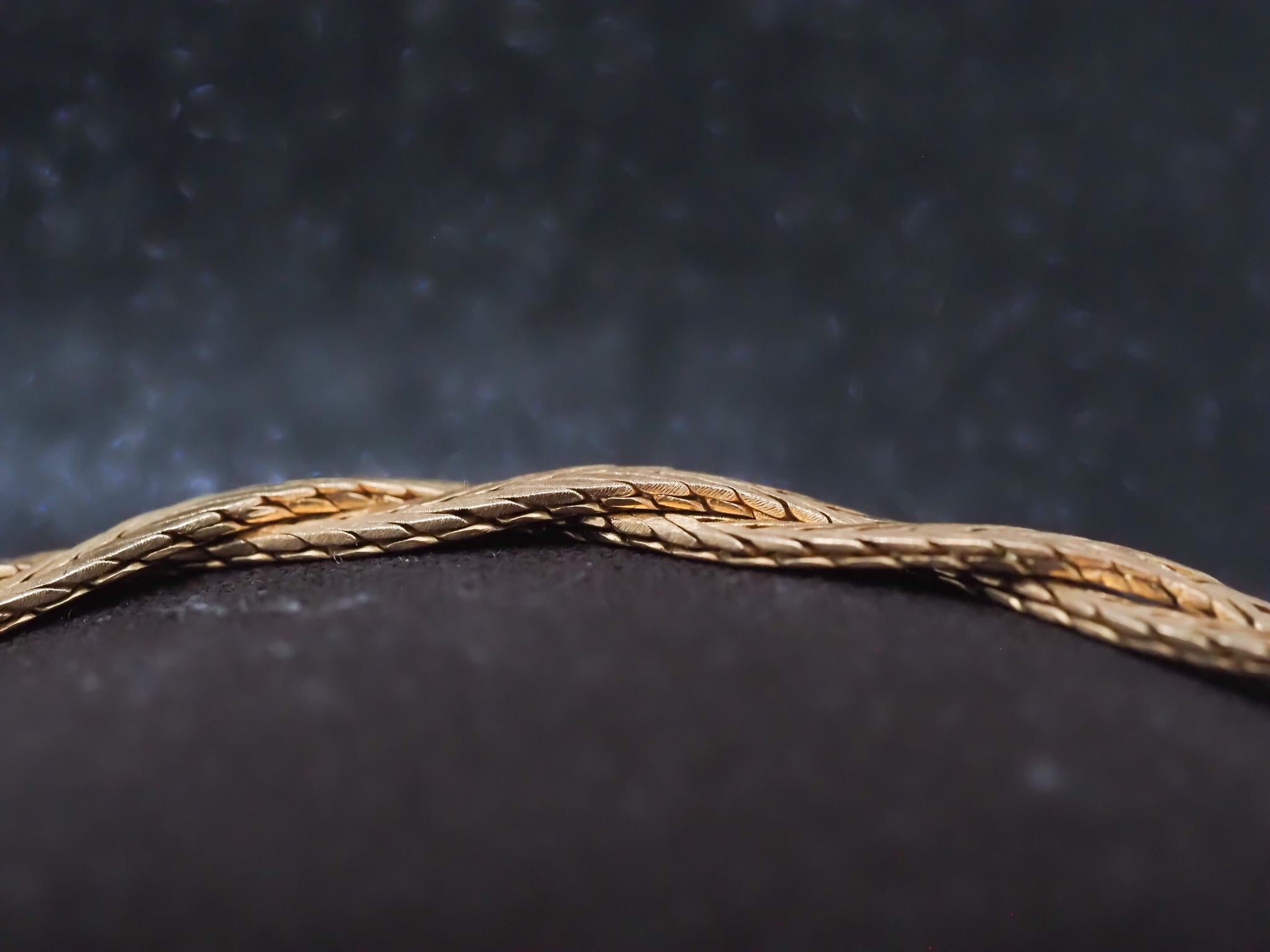 Bracelet BUCCELLATI en or jaune 18K - VHK#244b en vente 5