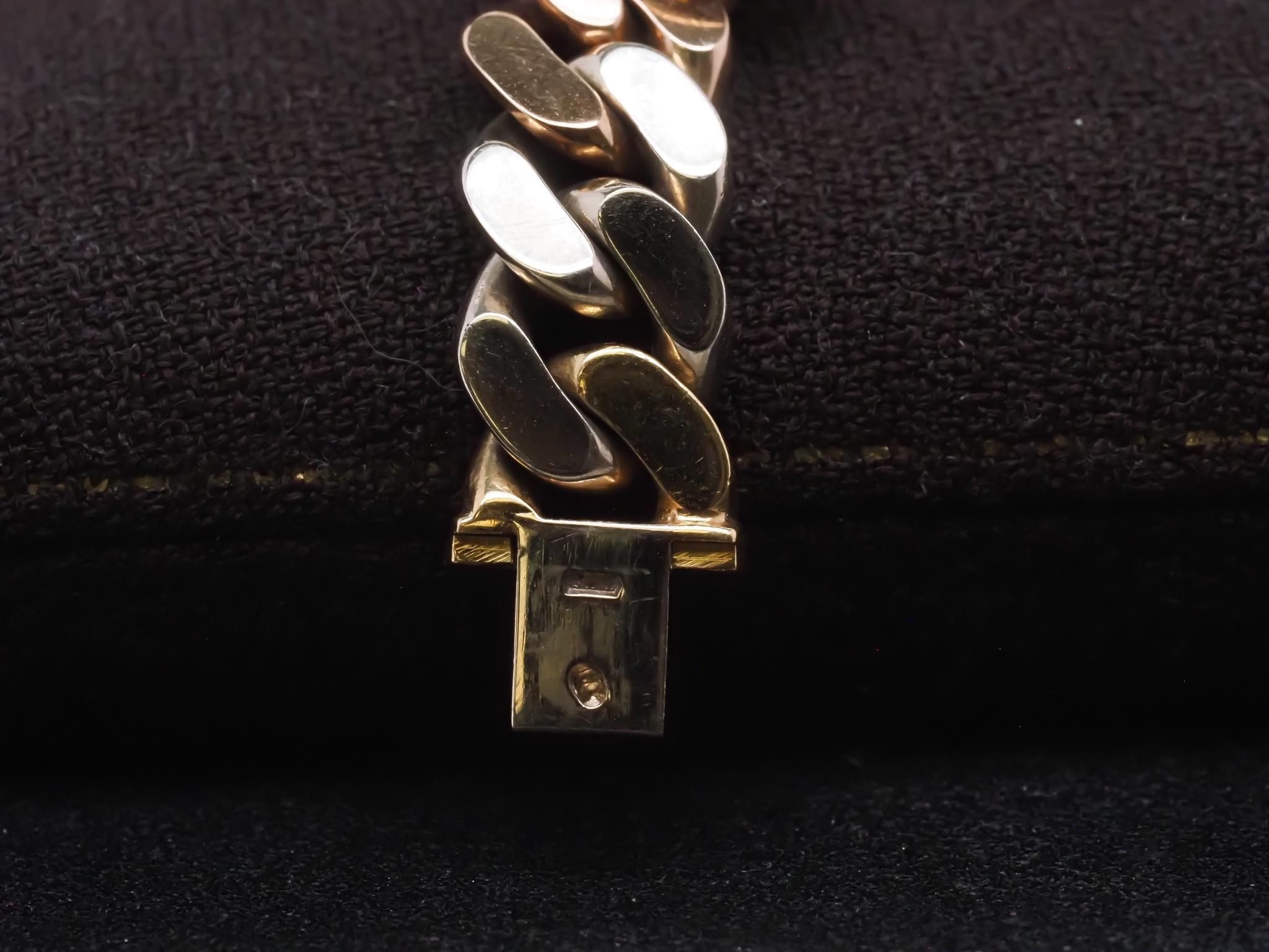 Nachlass 18K Gelbgold BVLGARI Dreifarbiges Vintage-Armband - VHK#36c im Angebot 1