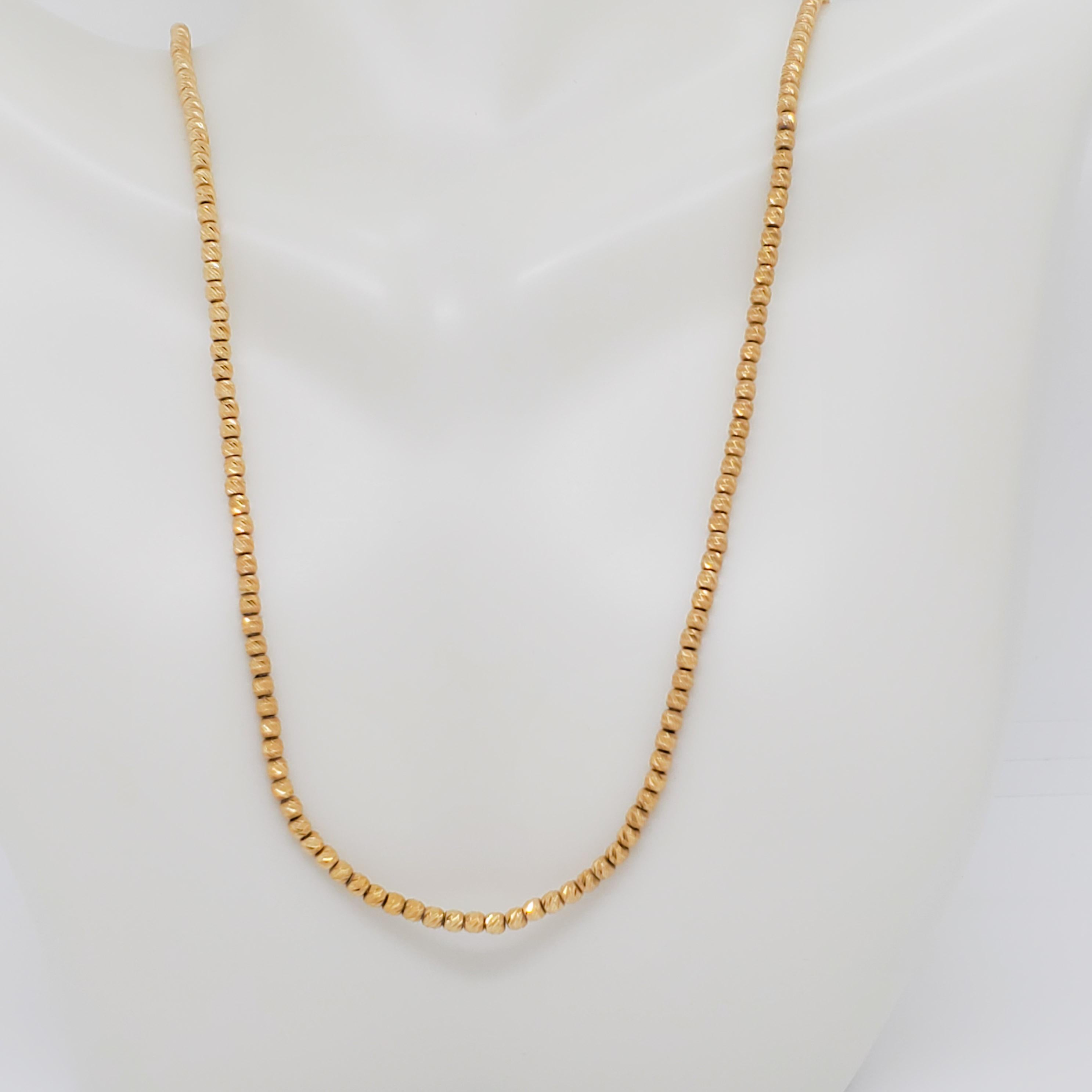 Estate 18k Yellow Gold Chain In Excellent Condition In Los Angeles, CA