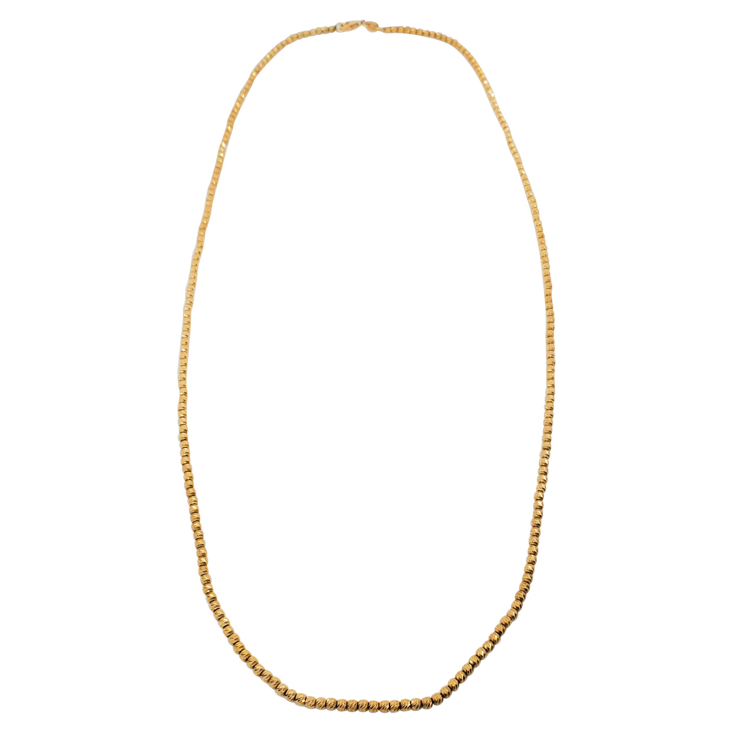 Estate 18k Yellow Gold Chain