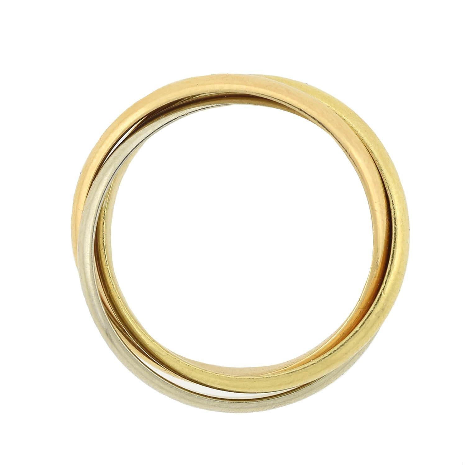This Estate trinity ring (also known as a 