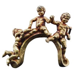 Estate 1920s 19K Yellow Gold Cherub Brooch with Signature - VHK#538b