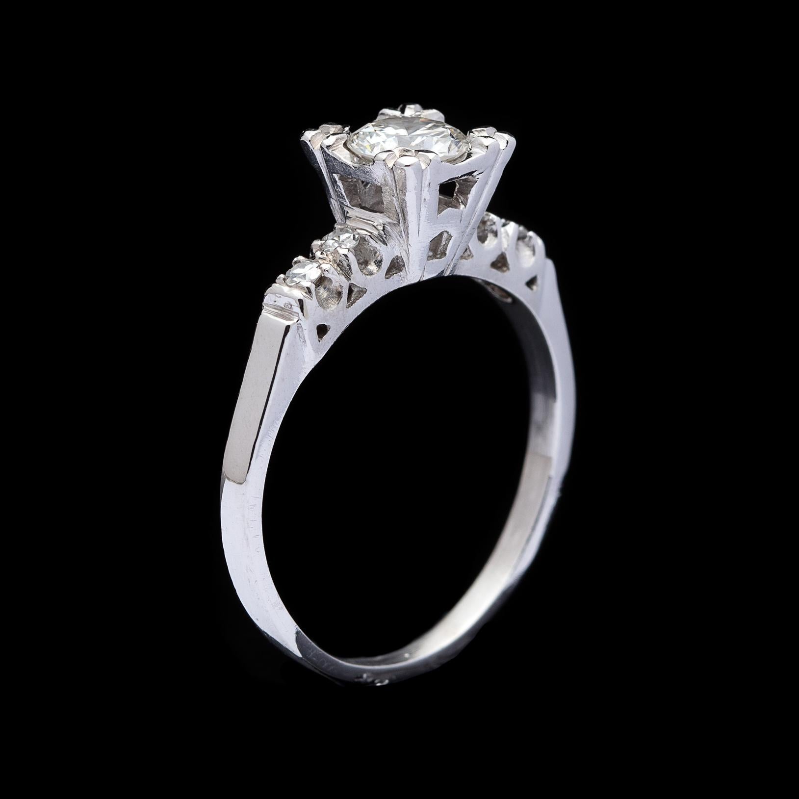 estate diamond engagement rings