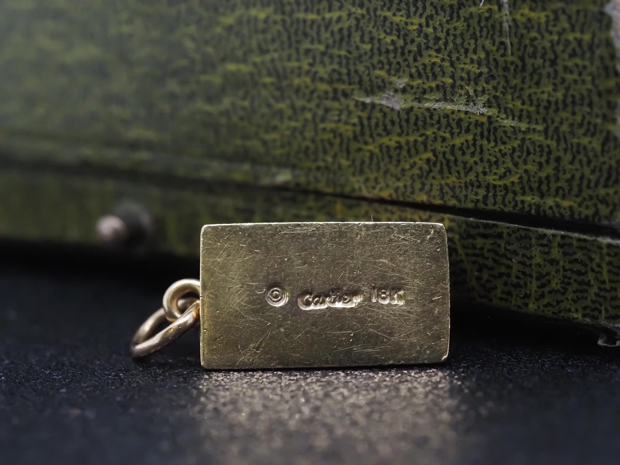 Estate 1970s Cartier 1/2 OZ Gold Ingot Bar Pendant 18K Gold - VHK#968 For Sale 3