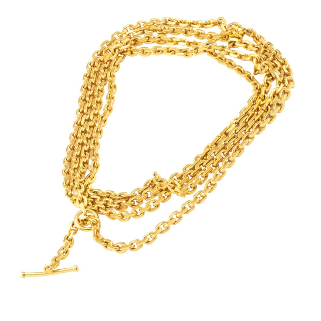 21 karat gold necklace