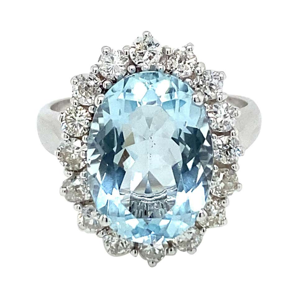 18k 5 Carats Diamond Cluster Ring - 343 For Sale on 1stDibs