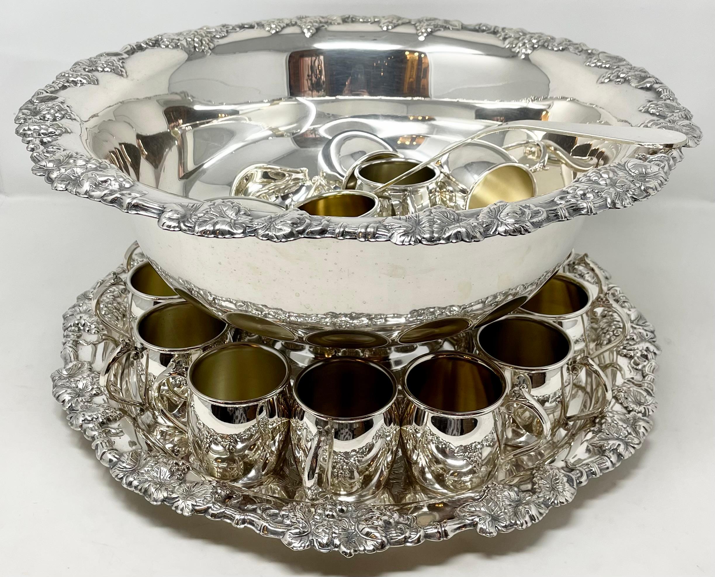 Estate American hallmarked silver-plated 