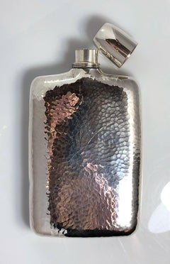 Estate American Sterling Silver Flask, circa 1930-1940