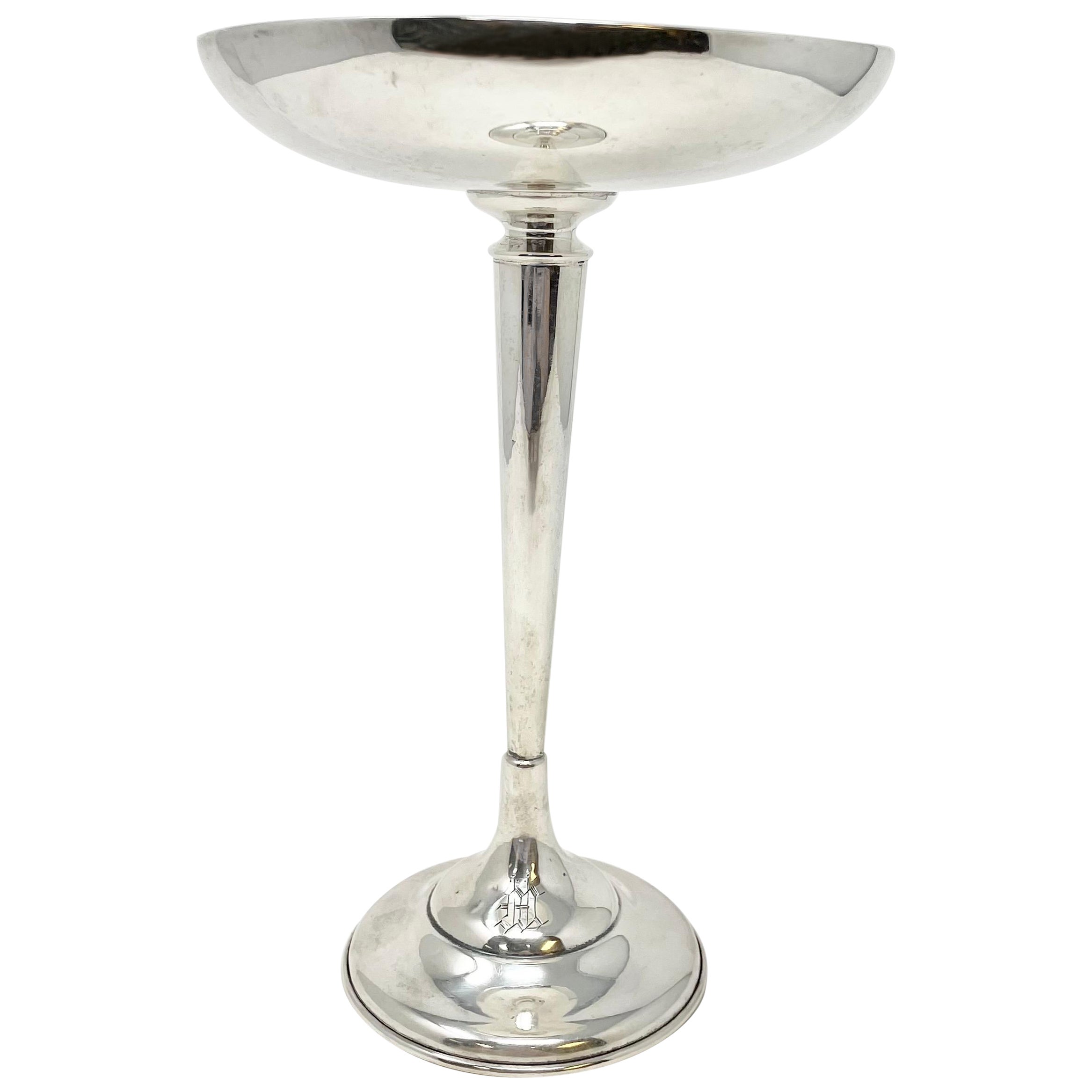 Tenuta americana in argento Sterling Tall Tazza firmata dal produttore, circa 1950 in vendita