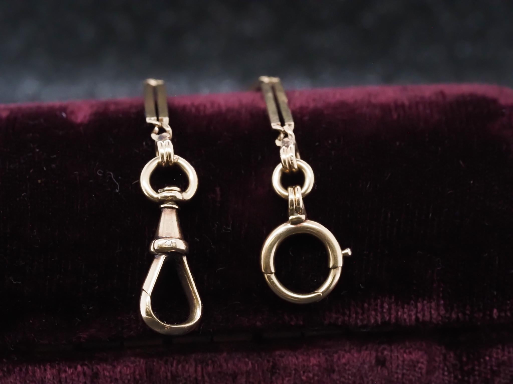 De las mujeres Cadena de eslabones única de oro amarillo de 14 quilates - VHK#744a en venta