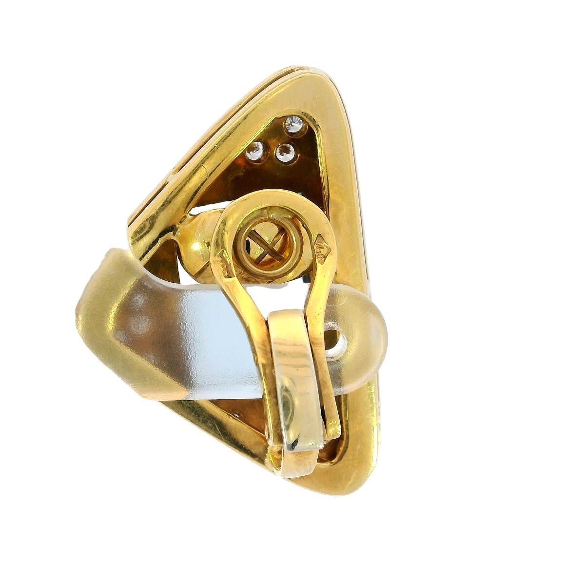 Boucles d'oreilles en or jaune 18K avec aigue-marine et diamant ~21.28CTW en vente 2