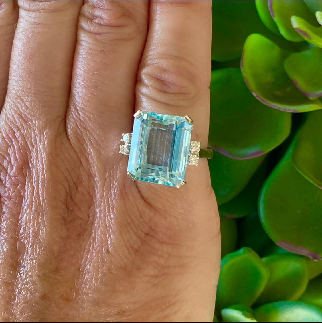 estate gemstone engagement ring