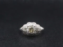 Estate Art Deco 1.00ct Old European Diamond Engagement Ring - VHK#951a