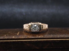 Estate Art Deco .50ct Old European Diamond Engagement Ring - VHK#878a