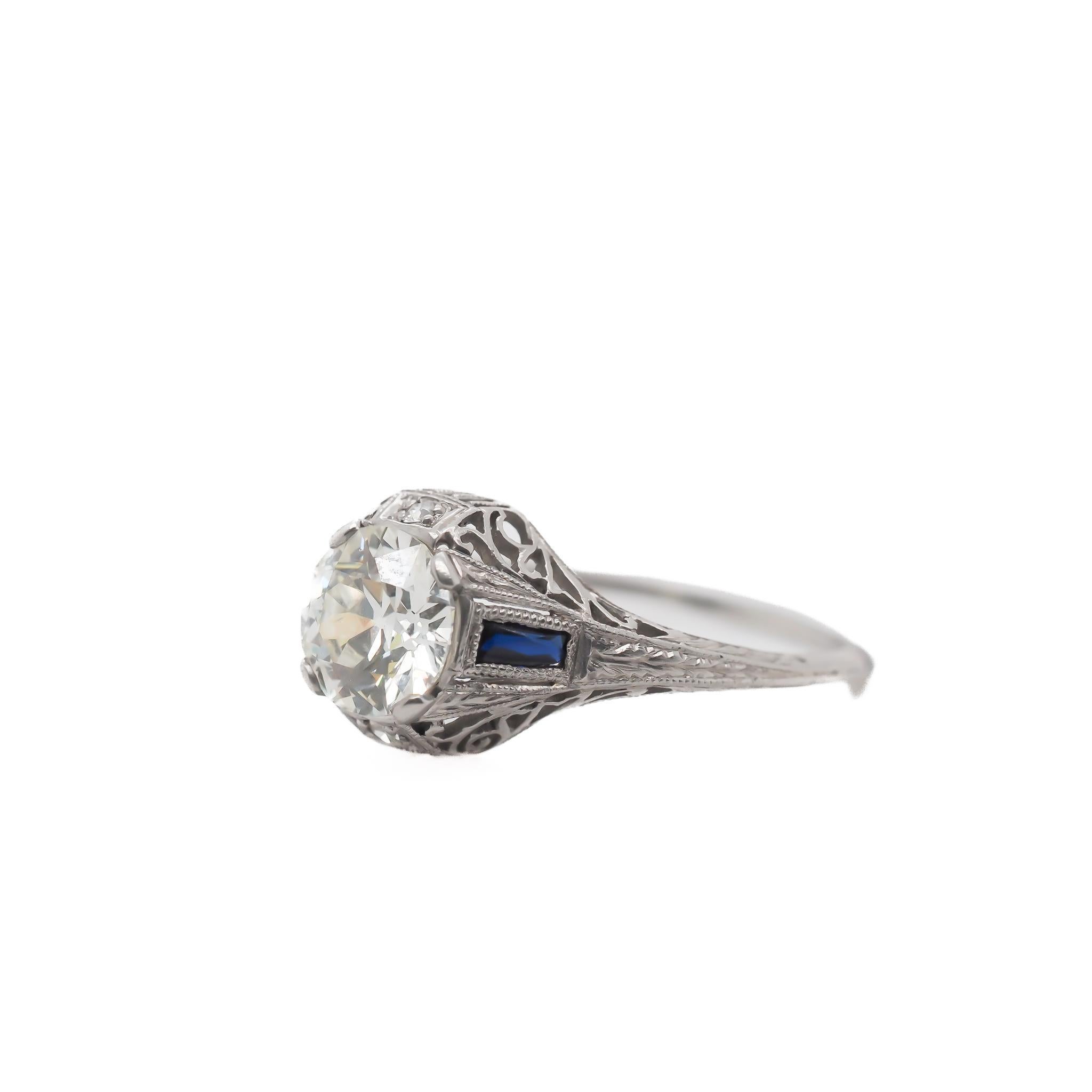 Bague Art Déco en platine GIA 1.12ct Old European Diamond Ring - VEG#58a

Détails de l'article :
Année : années 1902
Taille de l'anneau : 7.5
Type de métal : Platine [poinçonné et testé].
Poids : 2,5 grammes

Détails du diamant central :

Rapport