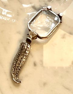 Estate Art Deco Sterling 925 Lorgnette Folding Glasses