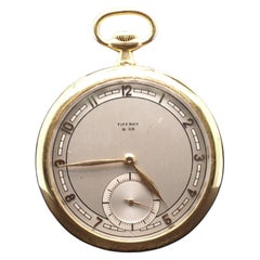 Estate Art Deco Tiffany & Co. 18K Yellow Gold Pocket Watch - VHK#438A