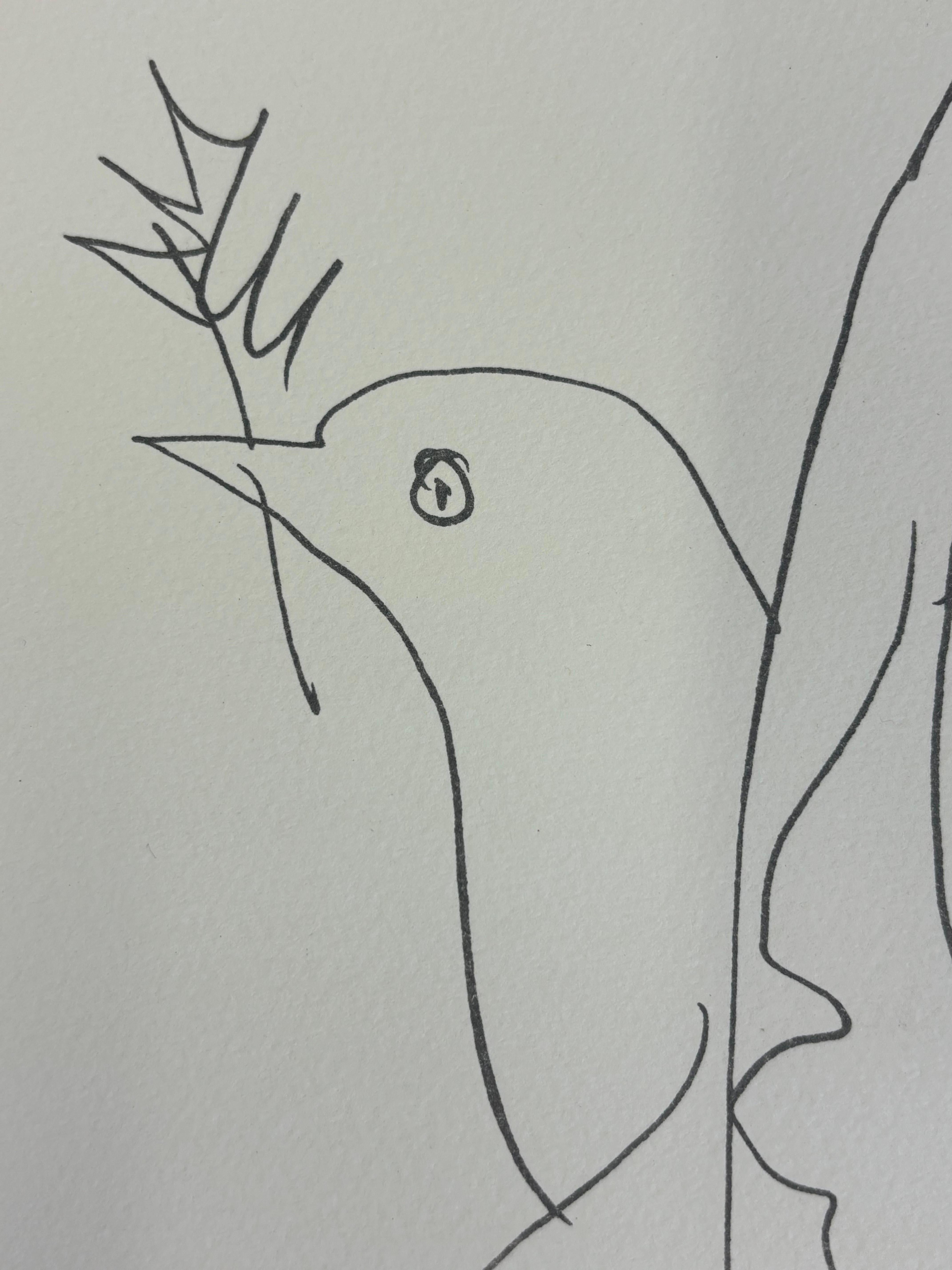 Nachlassberechtigter Pablo Picasso Lithographie, 248/500.  Estate Siegel und Arches Papier Siegel an den Ecken.  Ursprünglich über die Richard Norton Gallery verkauft.  Es handelt sich um Drucke, die von Marina Picasso, der Enkelin, autorisiert
