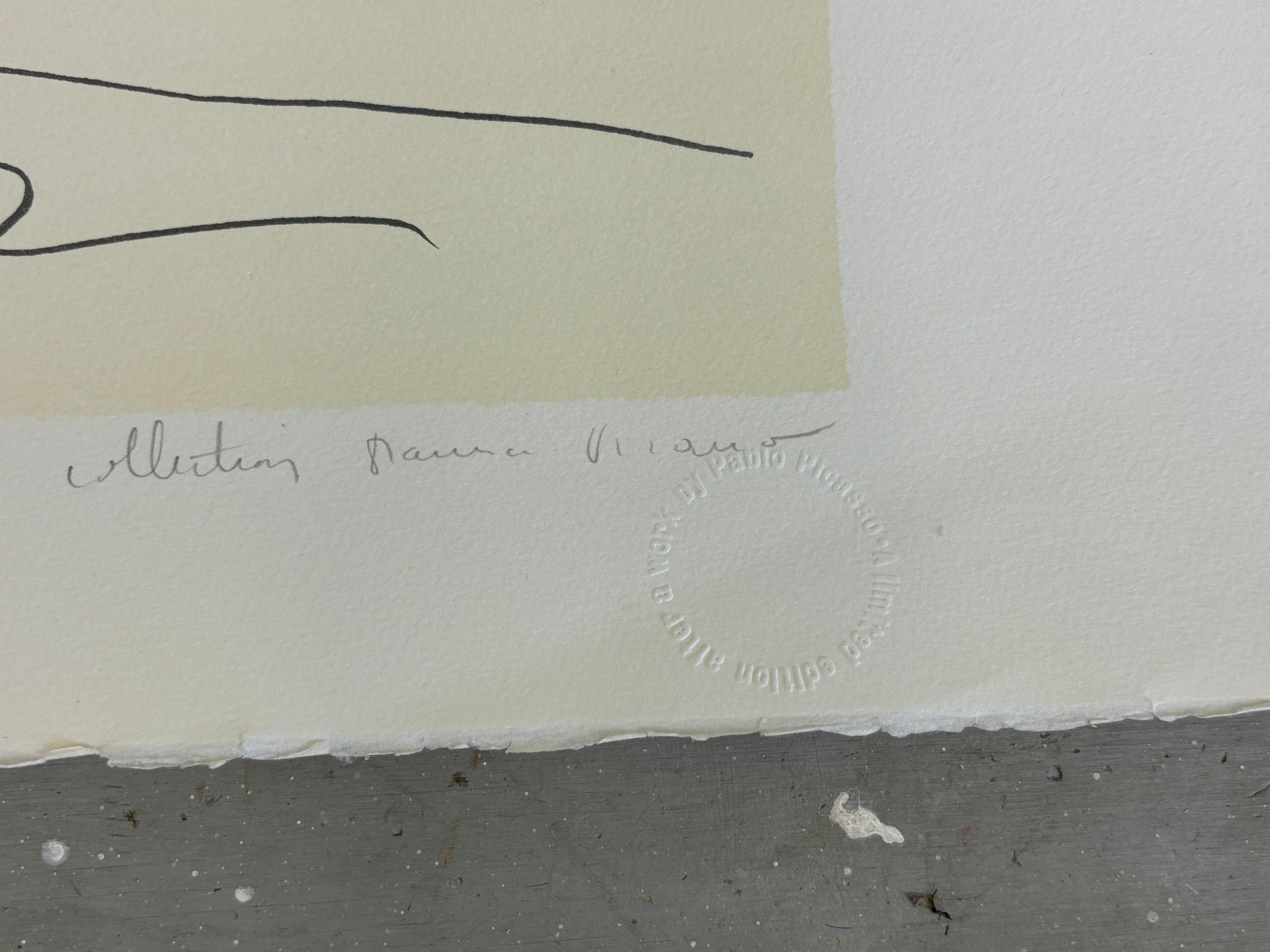 Nachlass Autorisierter Picasso aus Marina Picasso Sammlung 248/500 (Ende des 20. Jahrhunderts) im Angebot