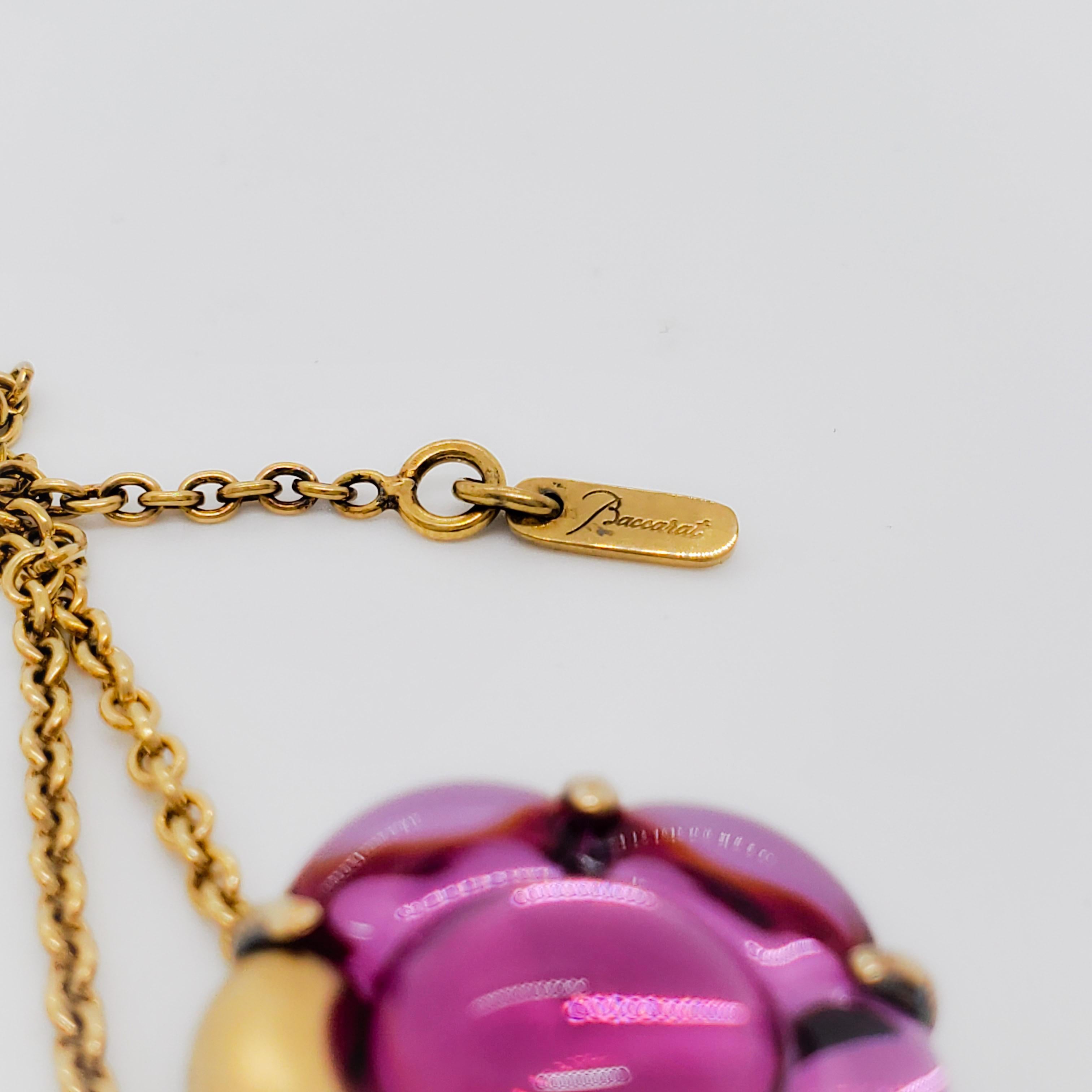baccarat hortensia necklace