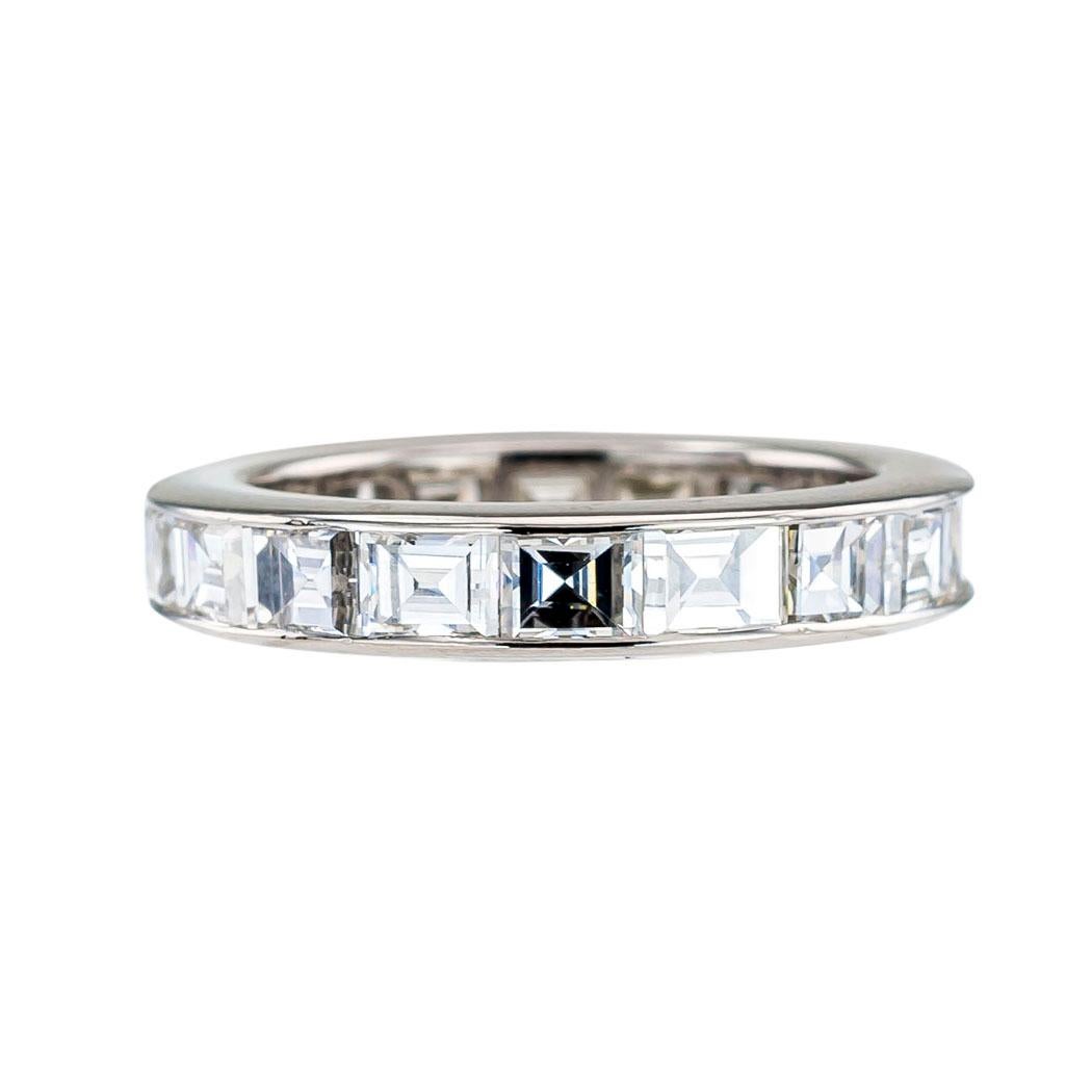 palladium diamond eternity ring