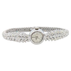 Used Estate Baume & Mercier Round Diamond Watch in Platinum