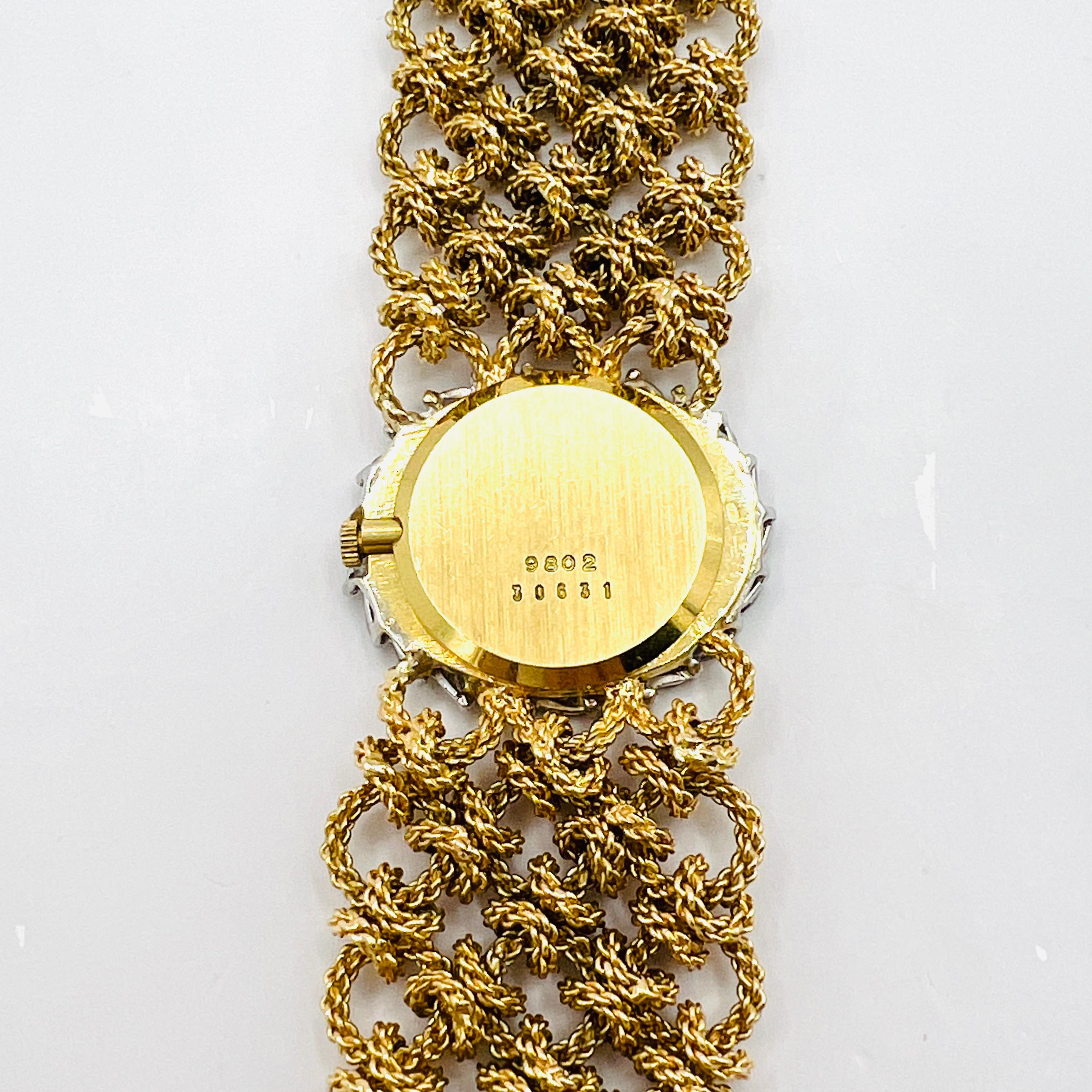 Montre Bueche Girod à diamant blanc Marquise Estate Unisexe en vente