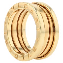 Nachlass BVLGARI B.Zero1 18k Gelbgold Größe 5 Dreibandring