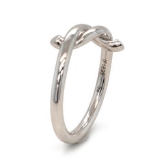 Estate Cartier Entre Lace 18k White Gold Ring