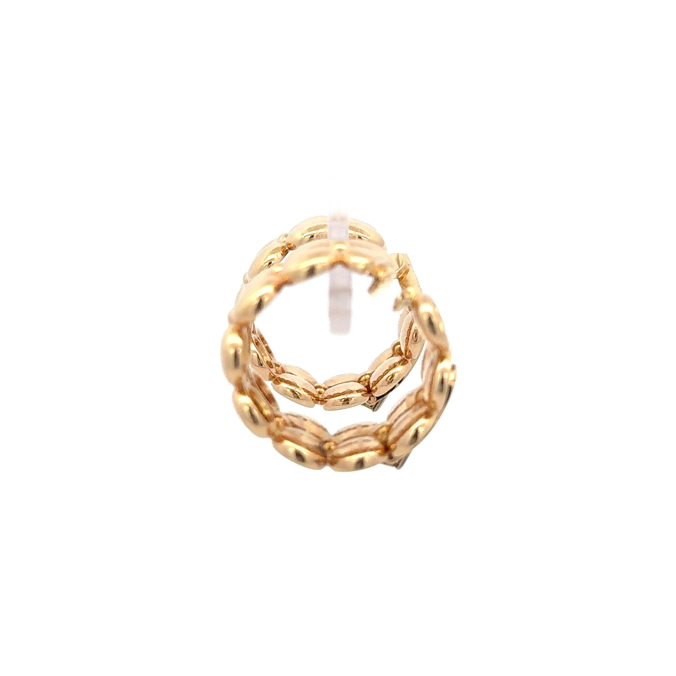 Cartier, boucles d'oreilles Huggie lune de lune en or jaune 18 carats Pour femmes en vente