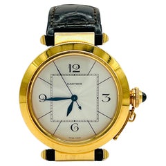 Estate Cartier Pasha Watch in 18K Yellow Gold
