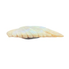 Estate Carved Opal Native American Plaque